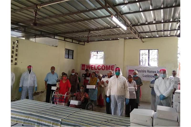 Food packets distributed by Mr Yusuf from Taj Hotel