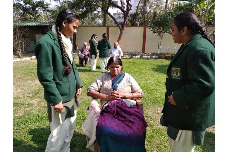 Children from SKD Academy visited the Cheshire Home Today. 29/1/2019