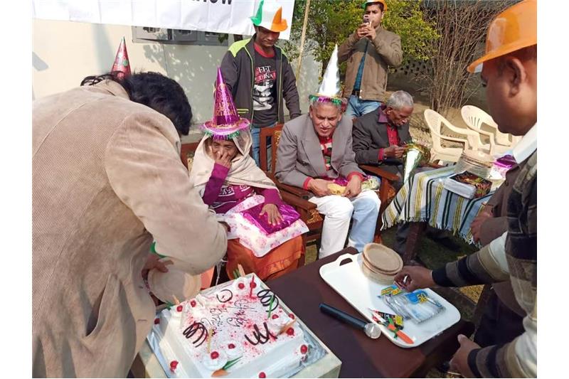 Mr Manish Singh Director SKD Group took part in the Republic Day Celebrations at Cheshire Home 26 Jan 2020