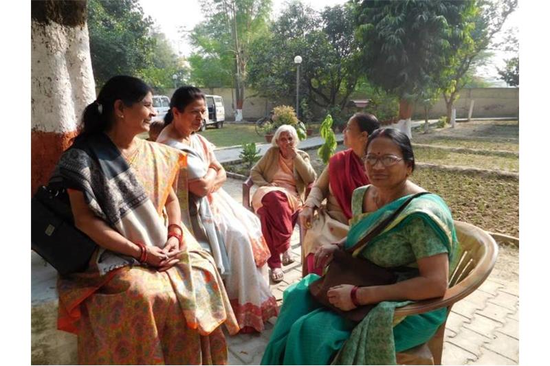 Members of the Bharat Vikas Parishad visited the Cheshire Home