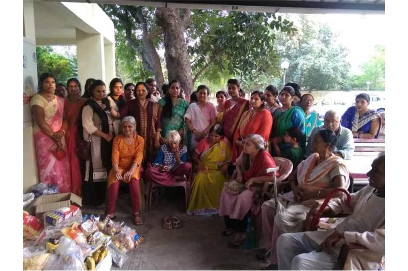 Visit by ladies of 4th SSB Battalion led by the Commanding Officers wife Ms Sandhya Shinde 