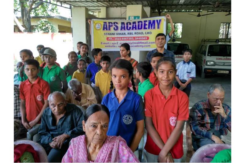 Children from APS Academy Senani Vihar Lucknow visited Cheshire Home 12 May 2019