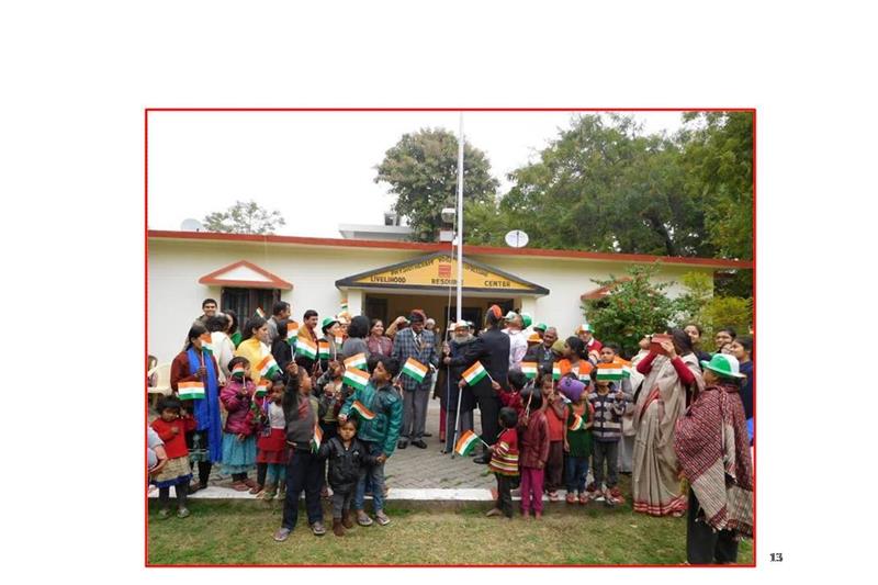 Presentation to Mrs Nita Ganguli at Cheshire Home on 15 March 2019