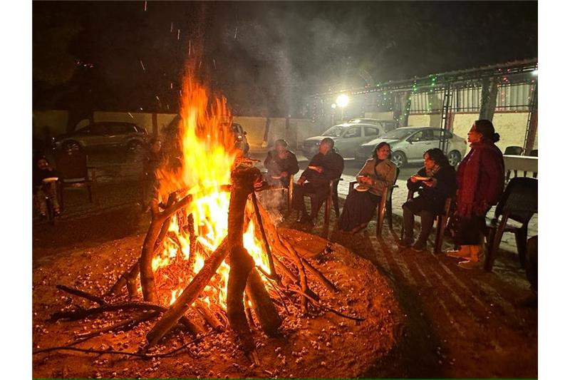 Lohri Celebration on 13.01.2024 at Cheshire homes lucknow