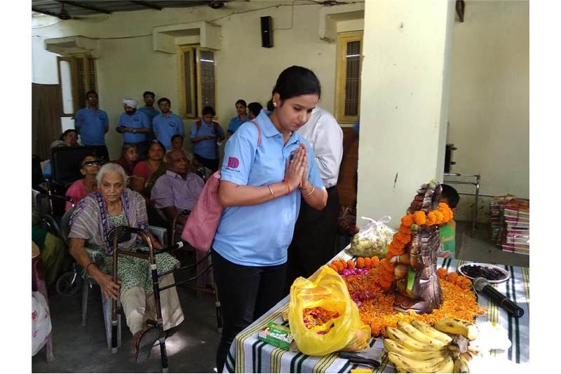 Cultural Program & Donations by Mr.Suresh Patel & BBD Students 12 April 2019