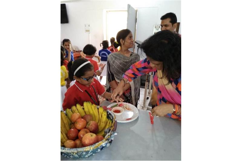 Children from DPS Eldeco celebrated Rakhi with the Residents of Cheshire Home Lucknow.