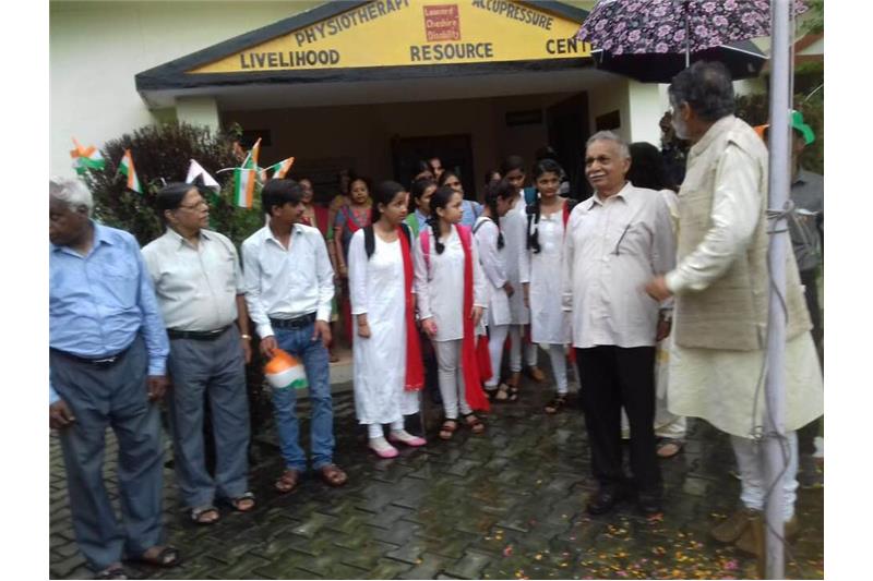 Independence Day Celebrations with the residents of Cheshire Home 