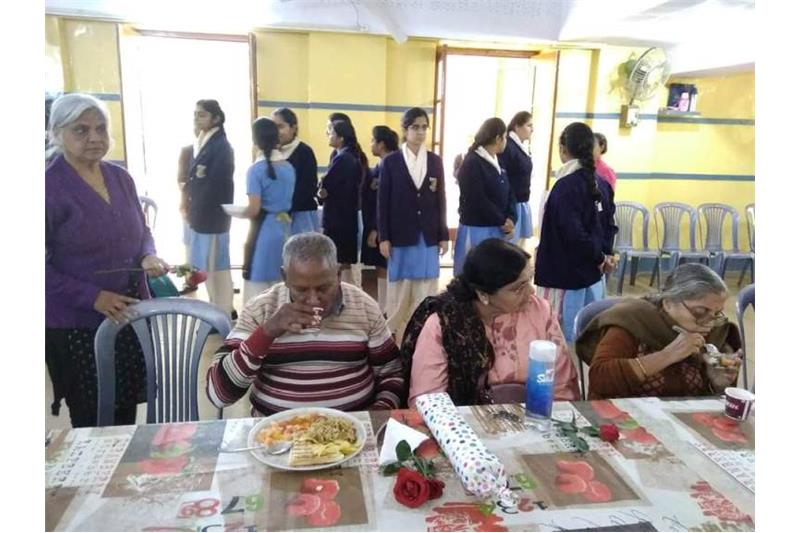 Our residents were invited to the Loreto Convent Lucknow for the Senior Citizens Day