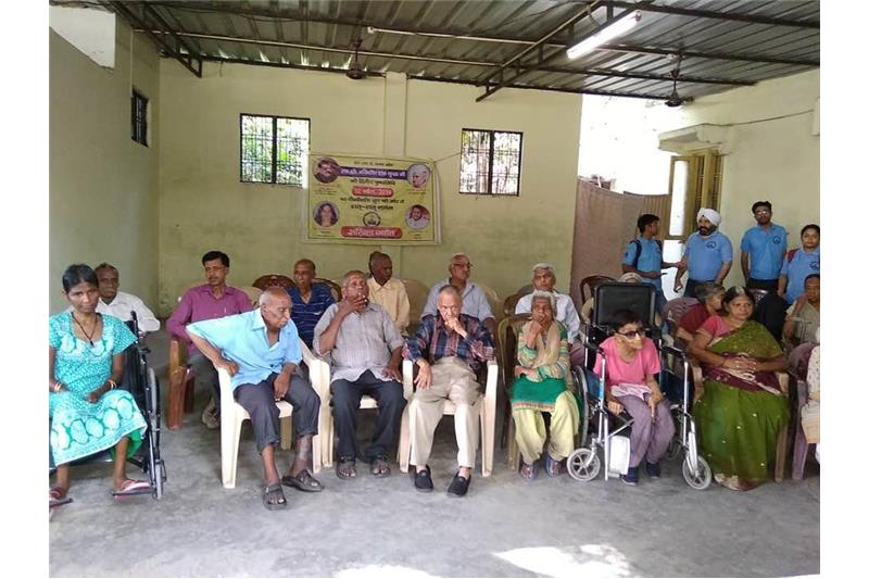 Cultural Program & Donations by Mr.Suresh Patel & BBD Students 12 April 2019