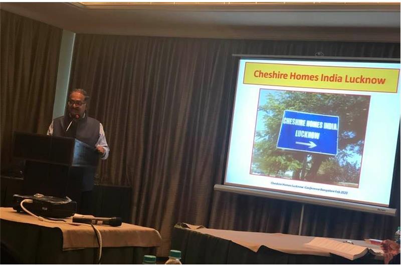 Cheshire Home Lucknow presentation during the AGM at Bangalore on 15 Feb 2020