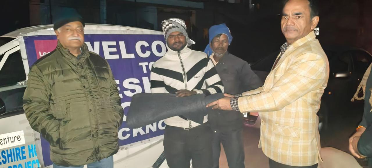 Blankets distributed on 03 & 04 Jan 26  by the Chairman, Cheshire home
