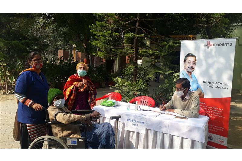 Vaccination camp on 28 Nov 21 by Medanta hospital Lucknow