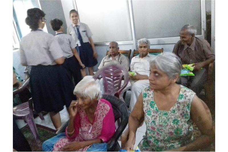 Children from Manipal Public School  visited the Cheshire Home 