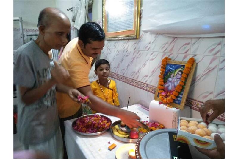 Janamashtami Pooja with Cheshire Home 2019