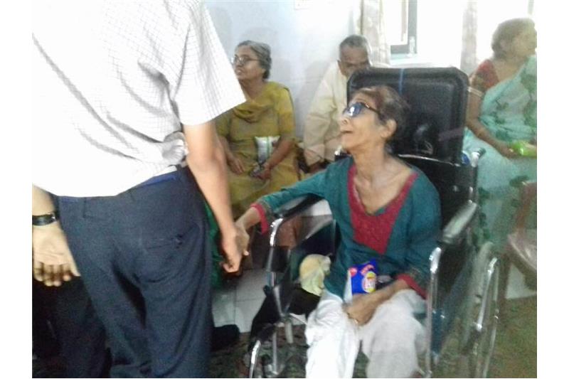 Children from Manipal Public School  visited the Cheshire Home 