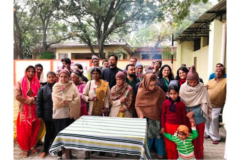 New Year Celebration with Cheshire Home Residents