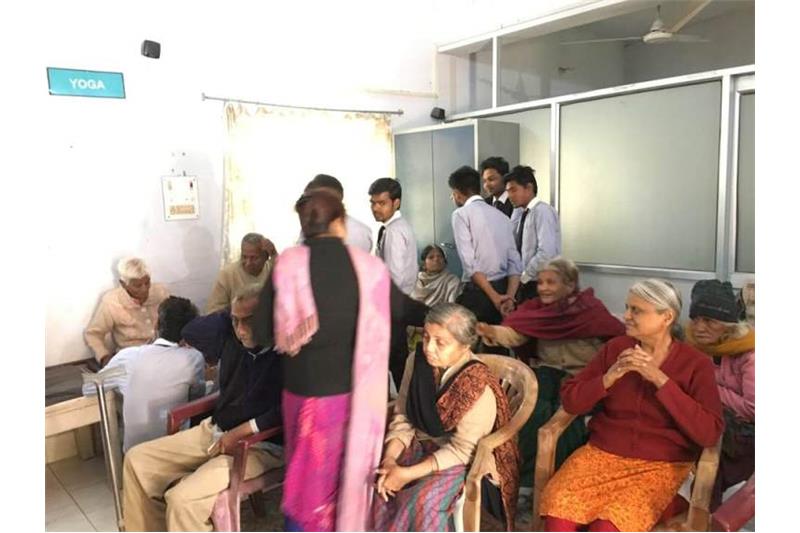 Students from Aryavart Institute (Electric Engg) visited the Cheshire Home