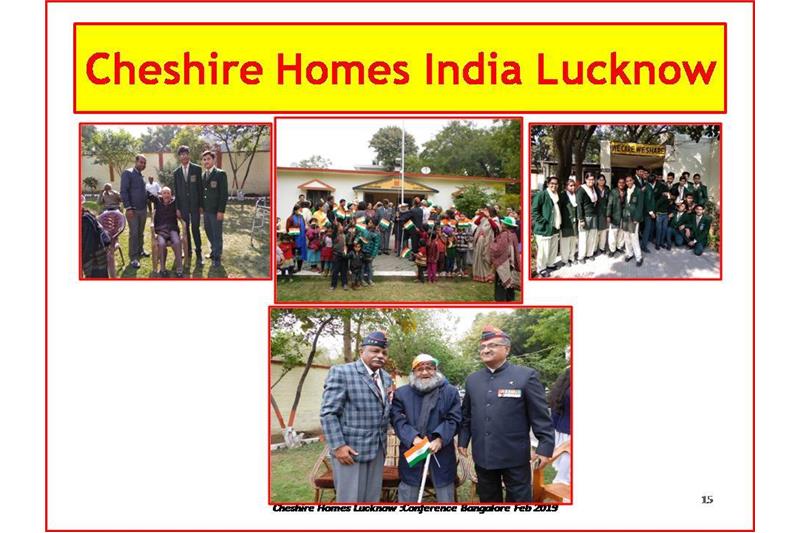 Presentation to Mrs Nita Ganguli at Cheshire Home on 15 March 2019