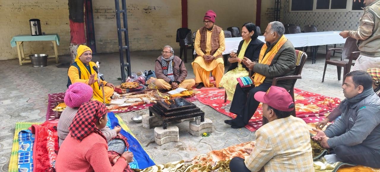 GAYATRI HAWAN/PUJA ORGANISED BY IESL TEAM AT CHESHIRE HOME  ON 06 JAN 2026