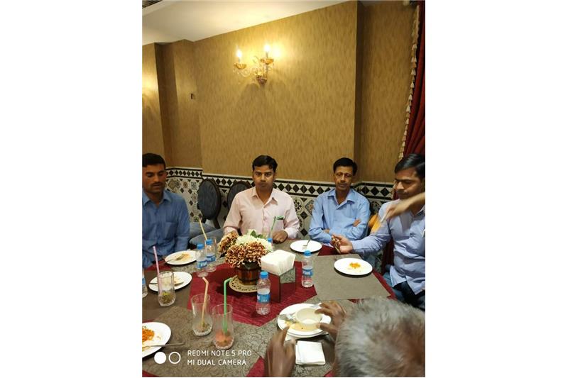 Mr and Mrs Sudhir Halwasiya hosted the Residents of Cheshire Home at Cappuccino Blast 11 April 