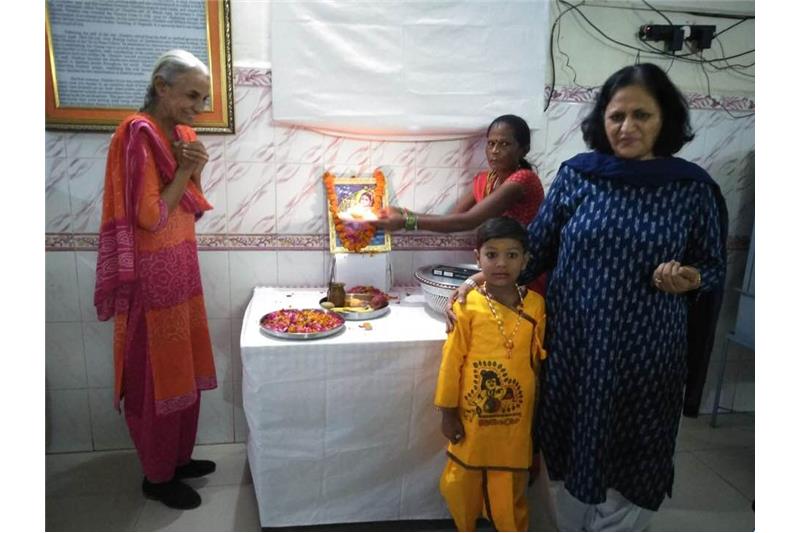 Janamashtami Pooja with Cheshire Home 2019