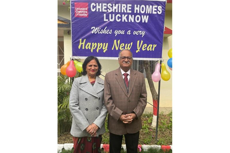 Christmas Day has been celebrated at Cheshire Home Lucknow on 25 Dec 2023