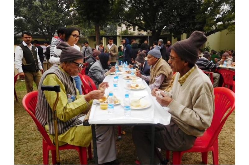 New Year Celebration with Cheshire Home Residents