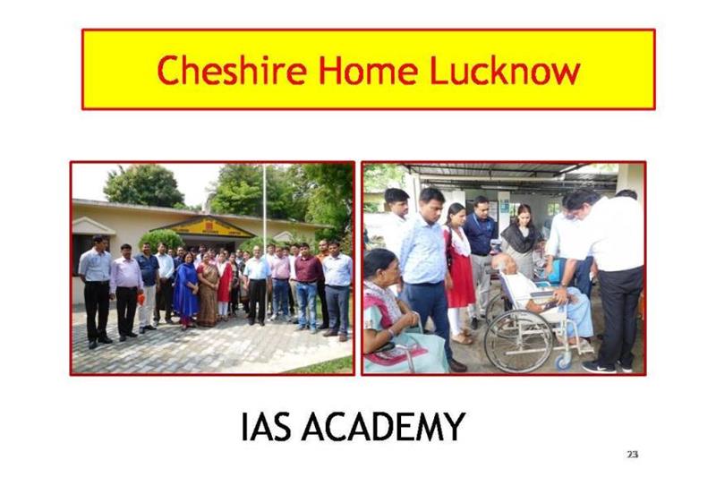 Cheshire Homes Lucknow presentation at National Council AGM at Bangalore on 24 Feb 2018