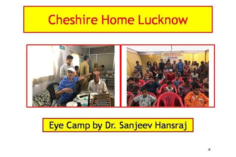 Cheshire Homes Lucknow presentation at National Council AGM at Bangalore on 24 Feb 2018