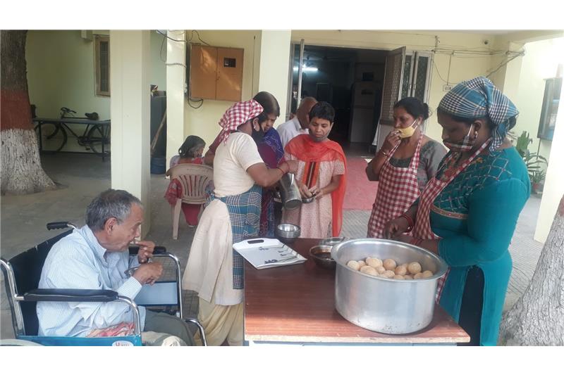 Ms Manju Kalia Madam has sponsored ;l Gappe