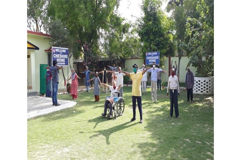 Morning physical activities were carried out under the guidance of YOGA trained teacher        Mr. Pawan Kumar from 0800 to 0900 h from Monday to Saturday