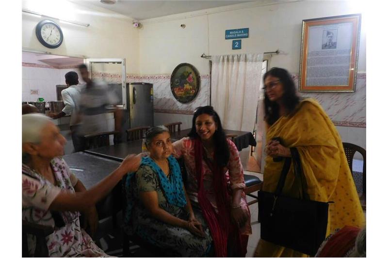 Lunch hosted by Ms Renee Kumar in the honour of her mother in law at Cheshire Home