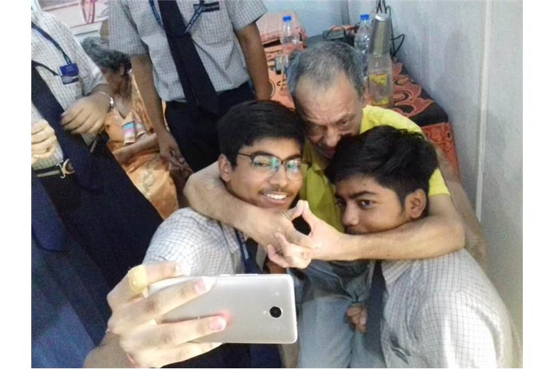 Children from Manipal Public School  visited the Cheshire Home 