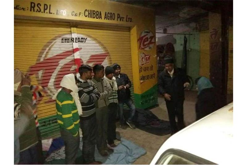 Cheshire Home Lucknow and Robin Hood Army volunteers distributed blankets and clothesCheshire Home Lucknow and Robin Hood Army volunteers distributed blankets and clothes