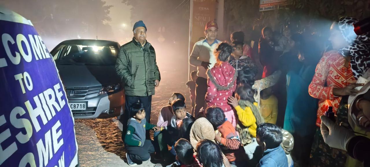 Blankets distributed on 03 & 04 Jan 26  by the Chairman, Cheshire home