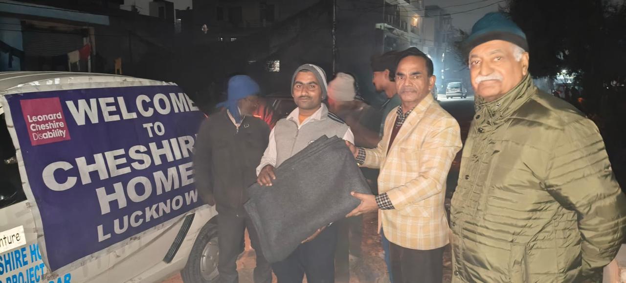 Blankets distributed on 03 & 04 Jan 26  by the Chairman, Cheshire home