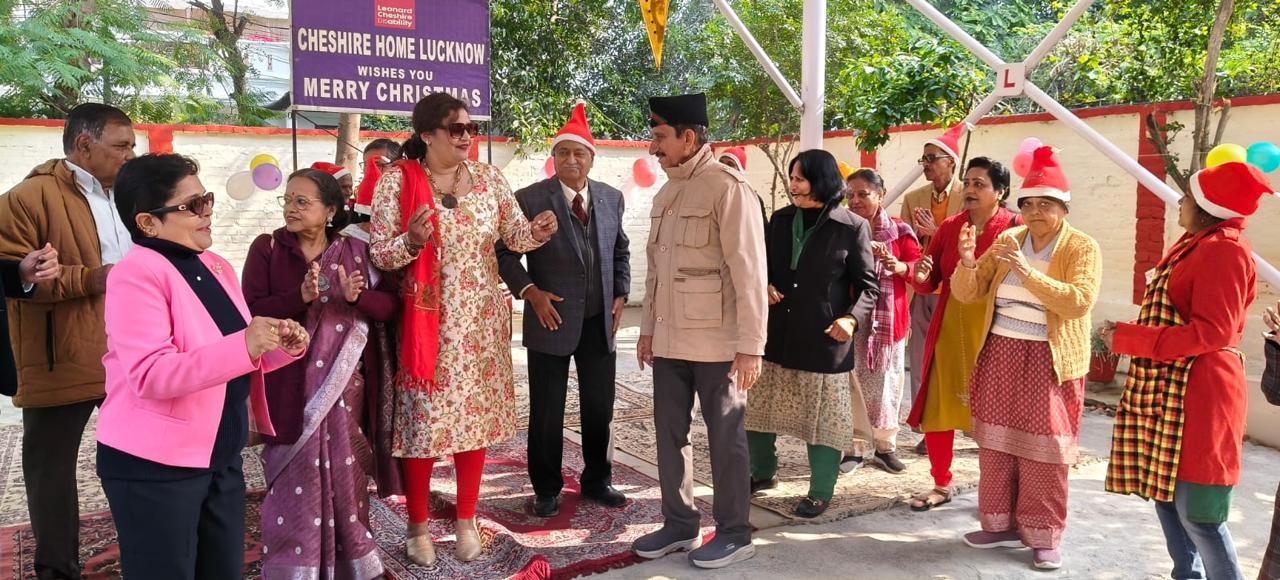 CHRISTMAS DAY CELEBRATIONS AT CHESHIRE HOMES  ON 25 DEC 2025